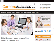 Tablet Screenshot of careersbusiness.co.uk
